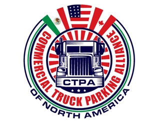 Commercial Truck Parking Alliance Of North America logo design by logoguy