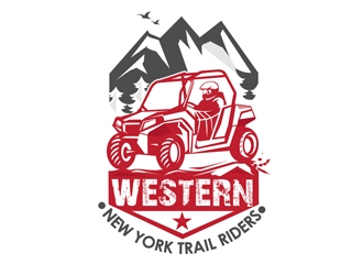 Western New York Trail Riders logo design by DreamLogoDesign