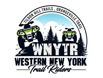 Western New York Trail Riders logo design by DreamLogoDesign