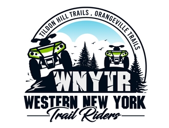 Western New York Trail Riders logo design by DreamLogoDesign