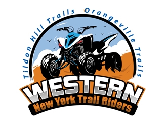 Western New York Trail Riders logo design by DreamLogoDesign