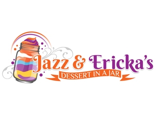 Jazz & Ericka’s Dessert In a Jar logo design by DreamLogoDesign