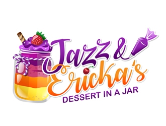 Jazz & Ericka’s Dessert In a Jar logo design by ingepro