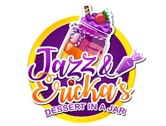 Jazz & Ericka’s Dessert In a Jar logo design by ingepro
