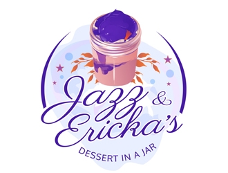 Jazz & Ericka’s Dessert In a Jar logo design by DreamLogoDesign