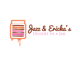 Jazz & Ericka’s Dessert In a Jar logo design by serprimero