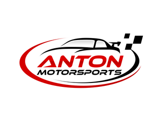 Anton Motorsports  logo design by haze