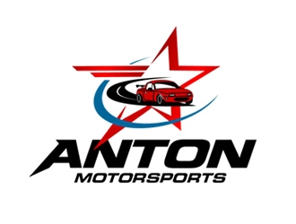 Anton Motorsports  logo design by Coolwanz