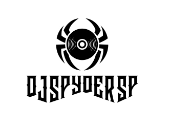 DJ SPYDER SP logo design by b3no