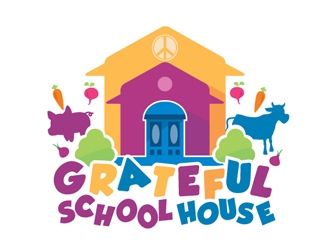 Grateful Schoolhouse logo design by logoguy