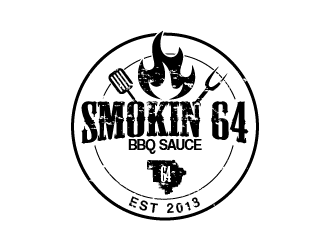 Smokin 64 logo design by czars