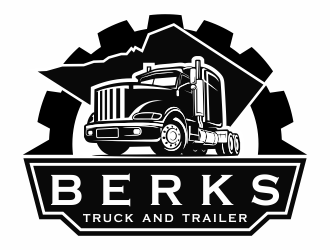 Berks Truck and Trailer logo design by jm77788