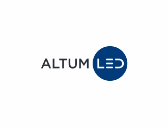 Altum LED logo design by ammad