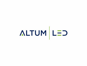 Altum LED logo design by ammad