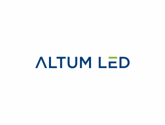 Altum LED logo design by ammad
