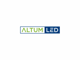 Altum LED logo design by ammad