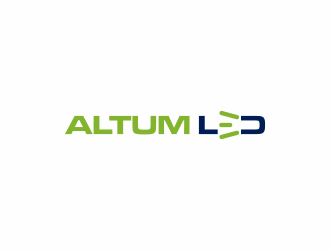 Altum LED logo design by ammad