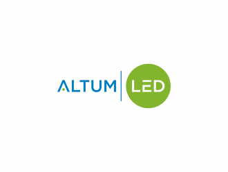 Altum LED logo design by ammad