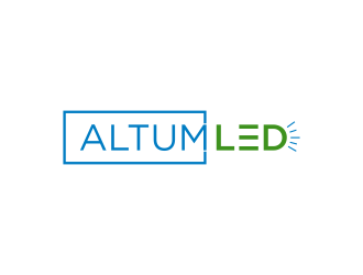 Altum LED logo design by ammad