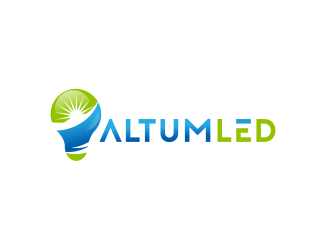 Altum LED logo design by serprimero
