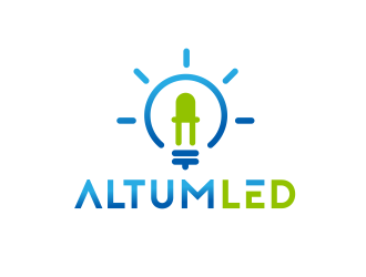 Altum LED logo design by serprimero