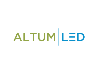 Altum LED logo design by oke2angconcept