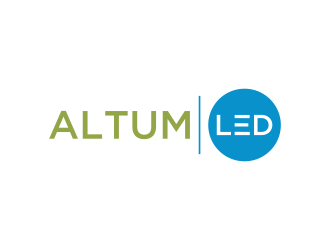 Altum LED logo design by oke2angconcept