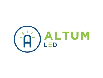 Altum LED logo design by Fear