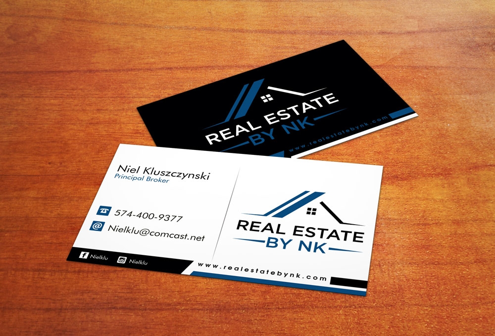 Real Estate by NK logo design by shravya