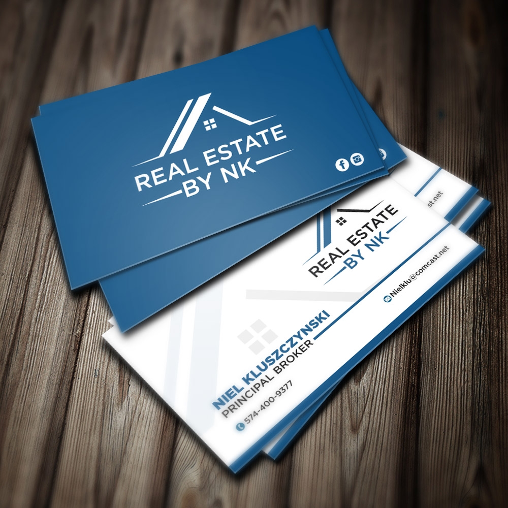 Real Estate by NK logo design by scriotx