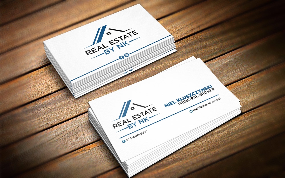 Real Estate by NK logo design by scriotx