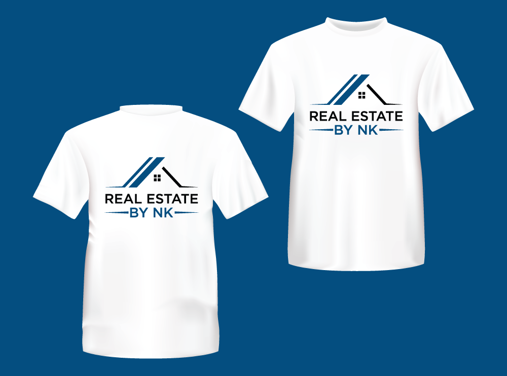 Real Estate by NK logo design by RGBART
