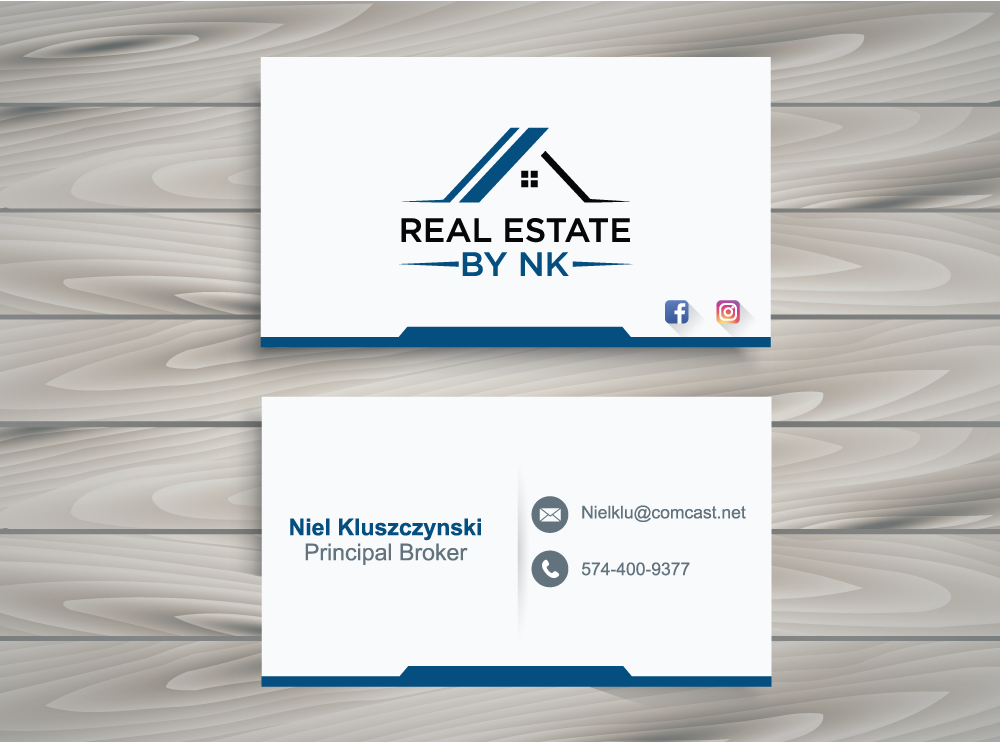 Real Estate by NK logo design by RGBART