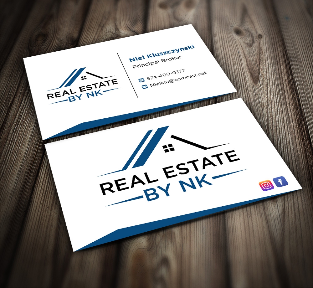 Real Estate by NK logo design by mattlyn