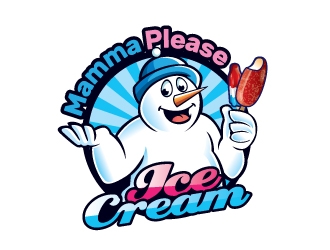Mamma Please Ice Cream logo design by logoguy