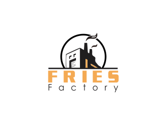 Fries Factory logo design by giphone