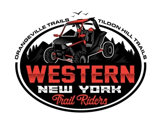 Western New York Trail Riders logo design by DreamLogoDesign