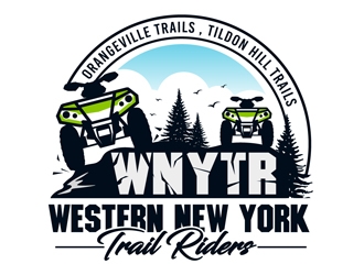 Western New York Trail Riders logo design by DreamLogoDesign