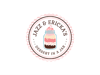 Jazz & Ericka’s Dessert In a Jar logo design by wonderland