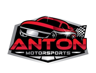 Anton Motorsports  logo design by Suvendu