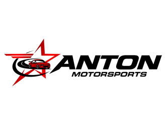 Anton Motorsports  logo design by Coolwanz