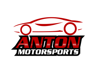 Anton Motorsports  logo design by tukangngaret