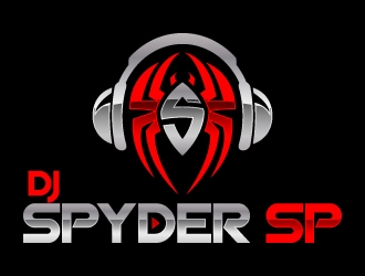 DJ SPYDER SP logo design by jaize