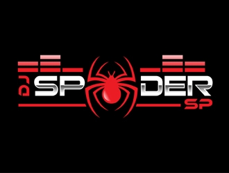 DJ SPYDER SP logo design by MAXR