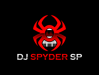 DJ SPYDER SP logo design by kopipanas