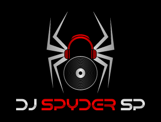 DJ SPYDER SP logo design by fastsev