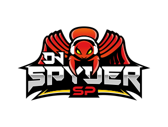 DJ SPYDER SP logo design by mikael