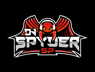 DJ SPYDER SP logo design by mikael