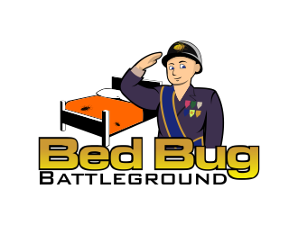 Bed Bug Battleground logo design by mikael