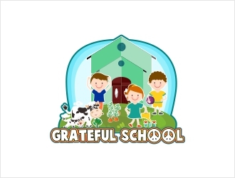 Grateful Schoolhouse logo design by Shabbir